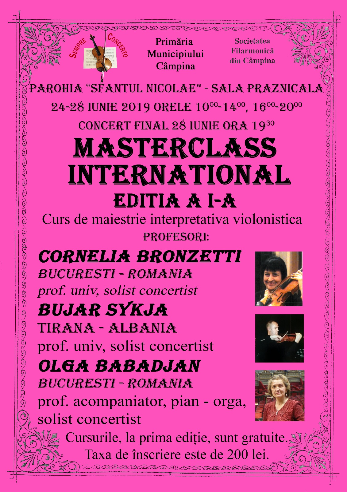 Masterclass International 2019 afis
